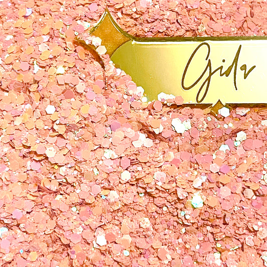 Baby pink chunky Glitter - 2 oz - GIDA DESIGN