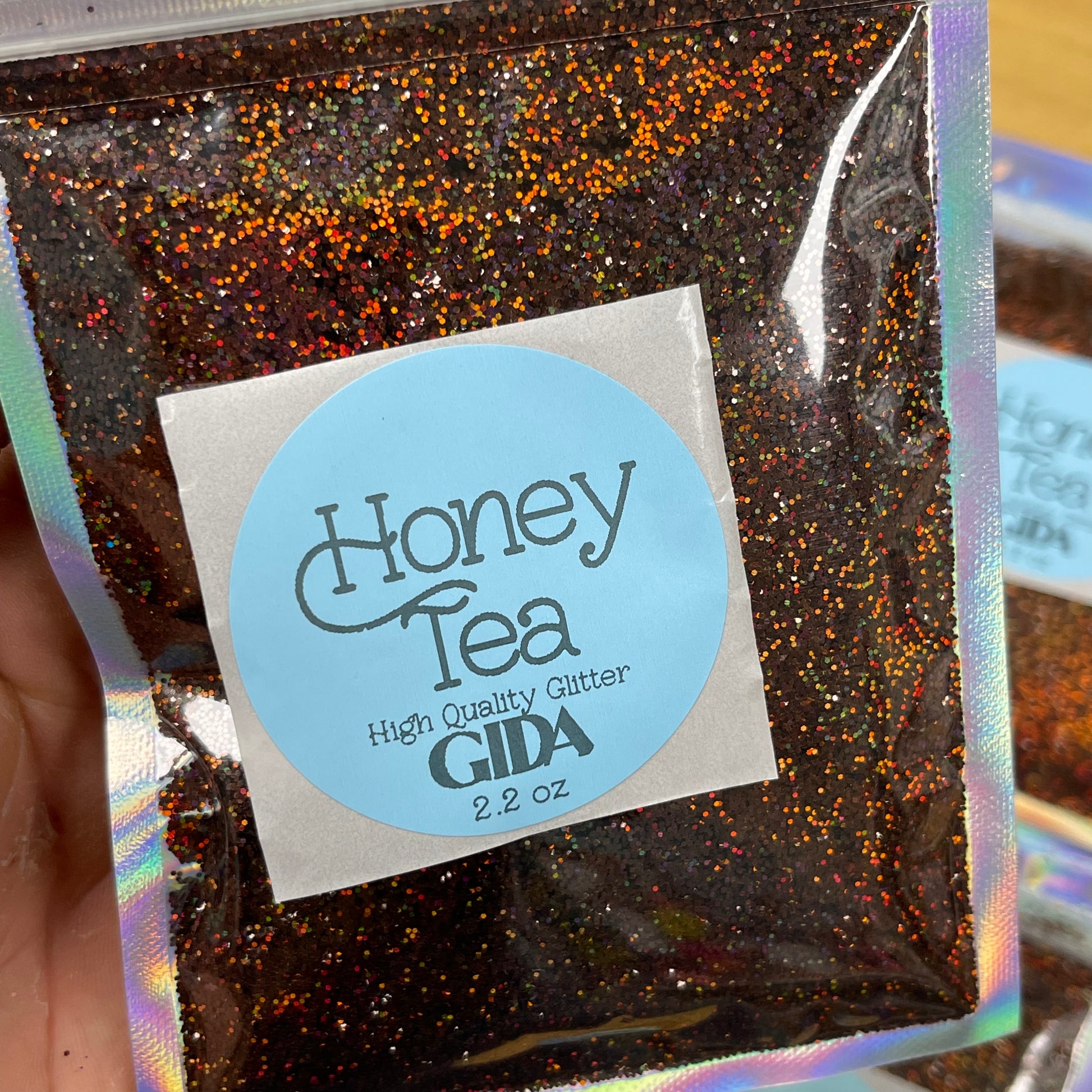 Honey Tea Fine Glitter - 2.2 oz - GIDA DESIGN