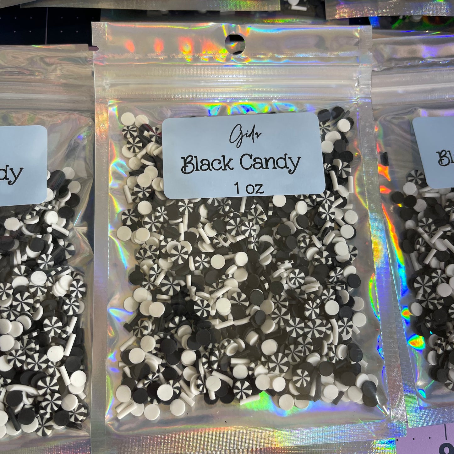 Black Candy Polymer Clay 1 oz - GIDA DESIGN