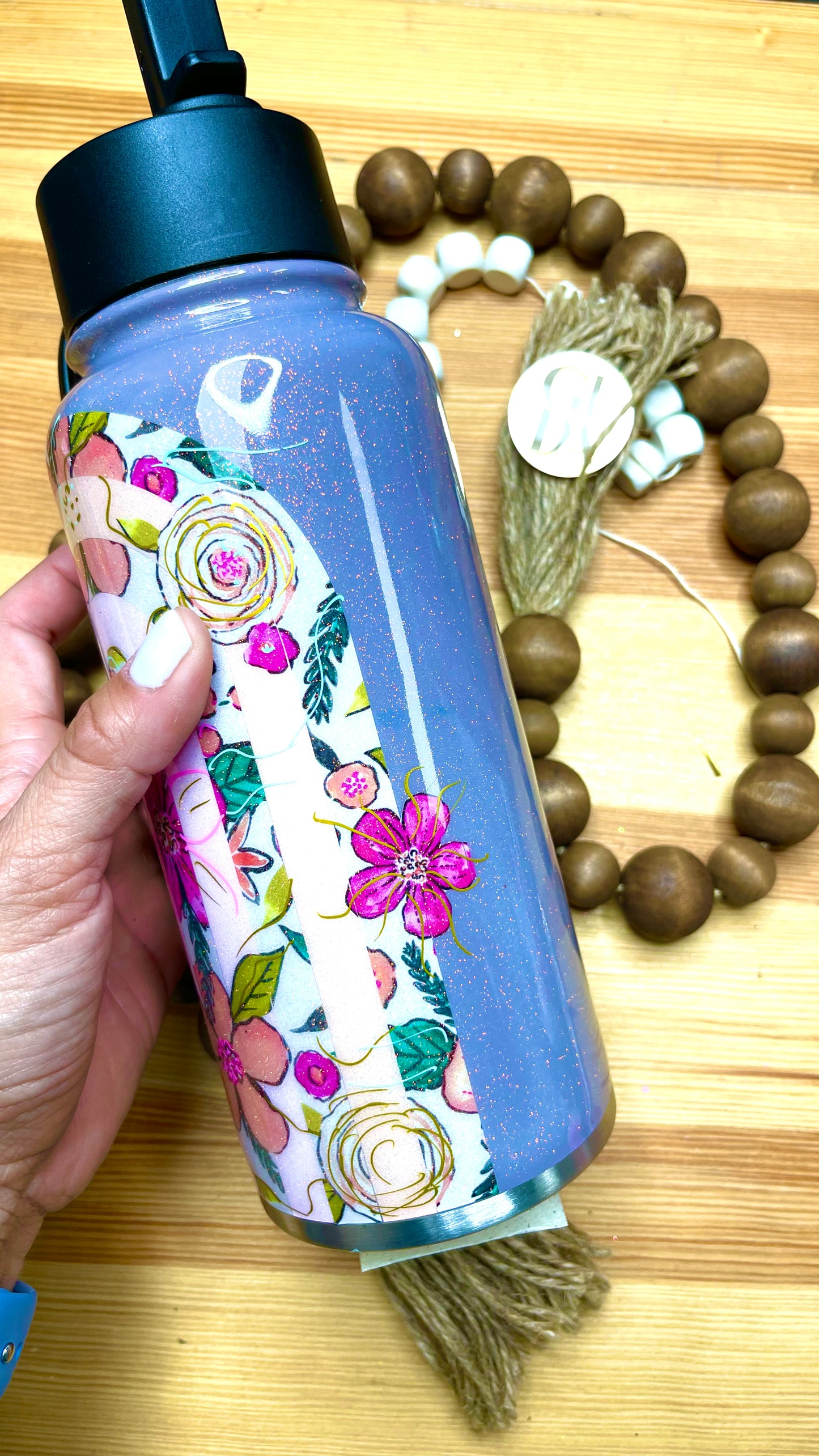 Collection Lilac Floral / Half rainbow Half Lilac Base Paint - GIDA DESIGN