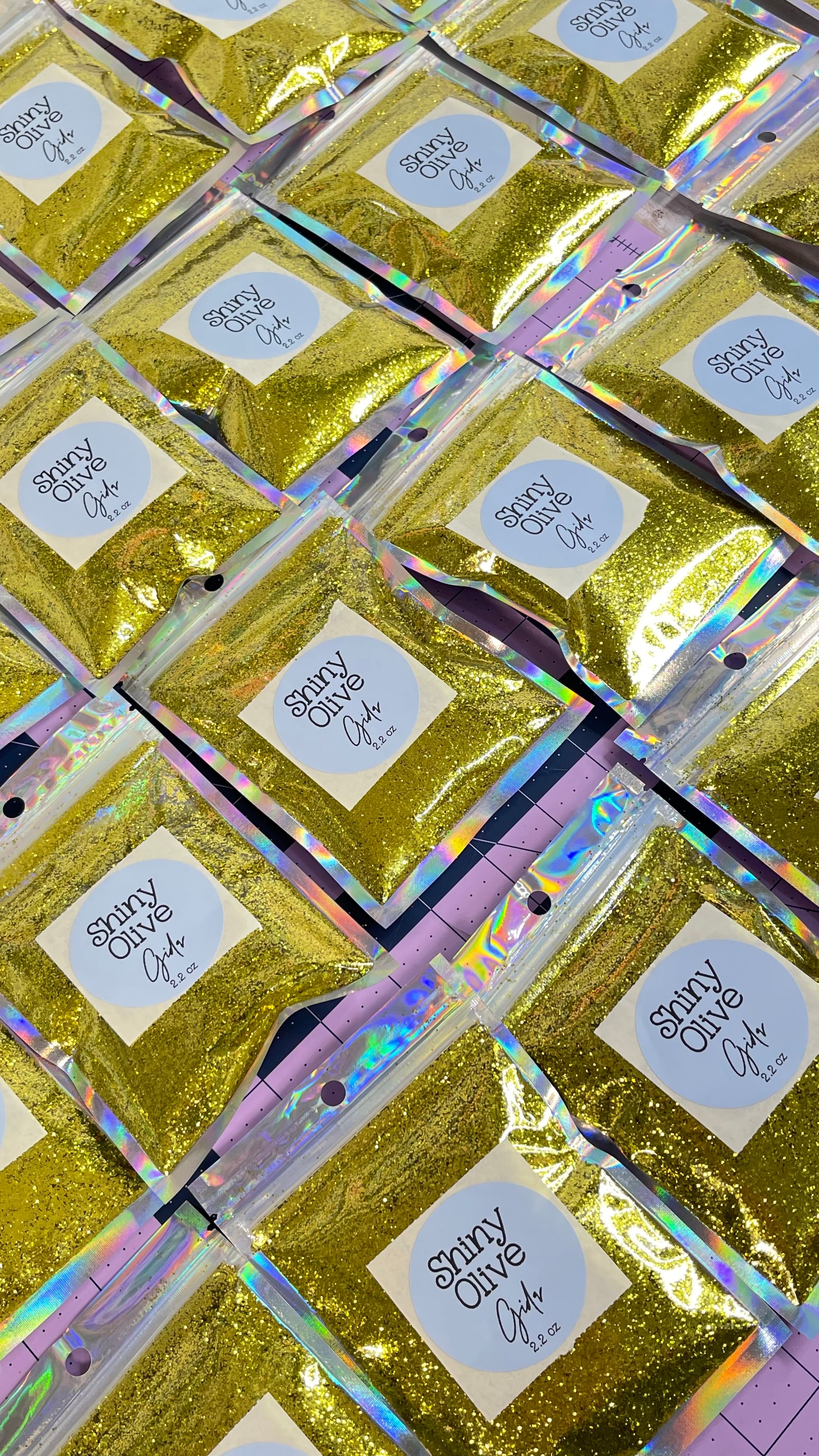 Shiny Olive Fine Glitter - 2 oz - GIDA DESIGN