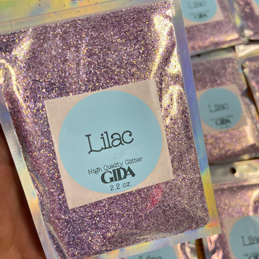 Lilac fine Glitter - 2.2 oz - GIDA DESIGN