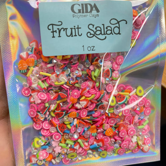 Fruit Salad Polymer clay 1 oz - GIDA DESIGN
