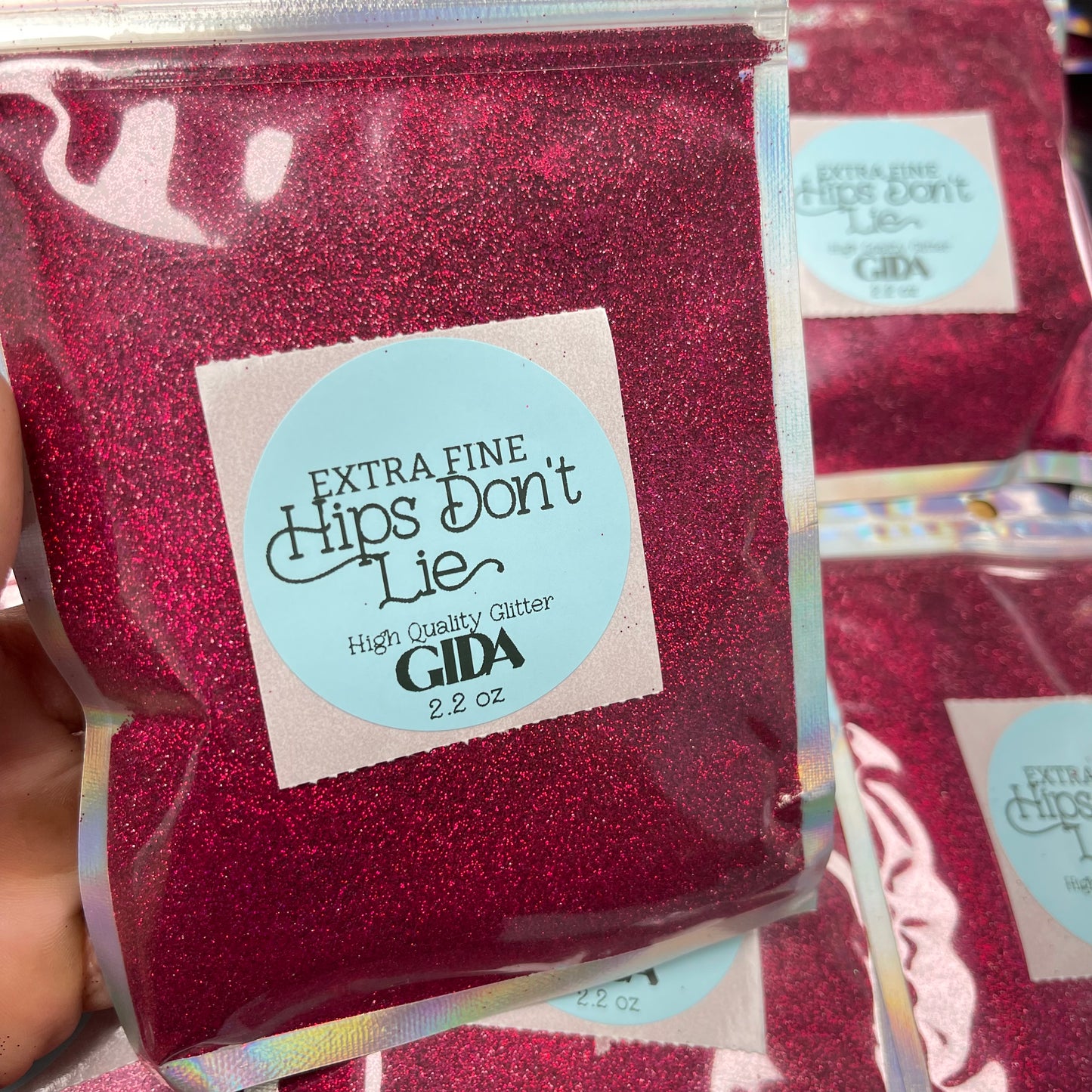 Hips Don’t Lie EXTRA FINE Glitter - 2.2 oz - GIDA DESIGN