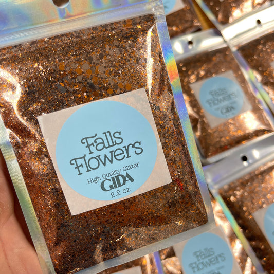 Falls Flowers Chunky Glitter - 2.2 oz - GIDA DESIGN