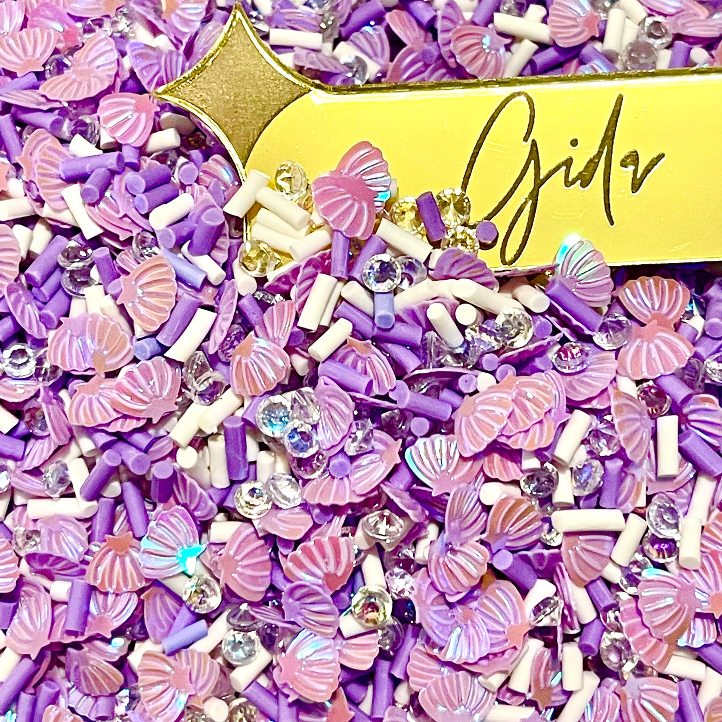Purple Chipichipis Polymer clay 1 oz - GIDA DESIGN
