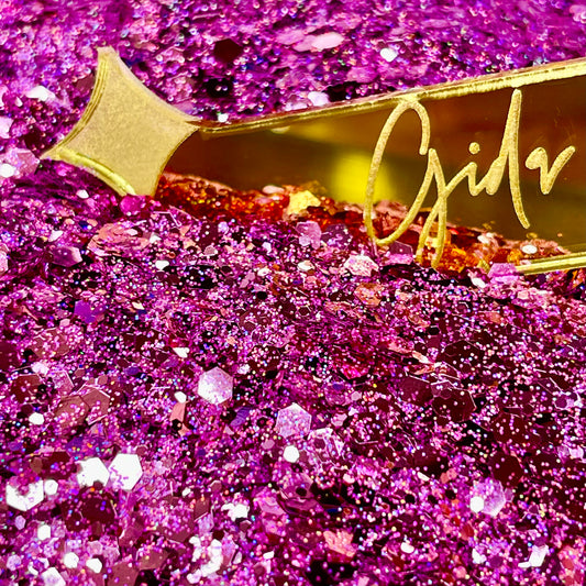 Dusty Rose Chunky Glitter - 2 oz - GIDA DESIGN