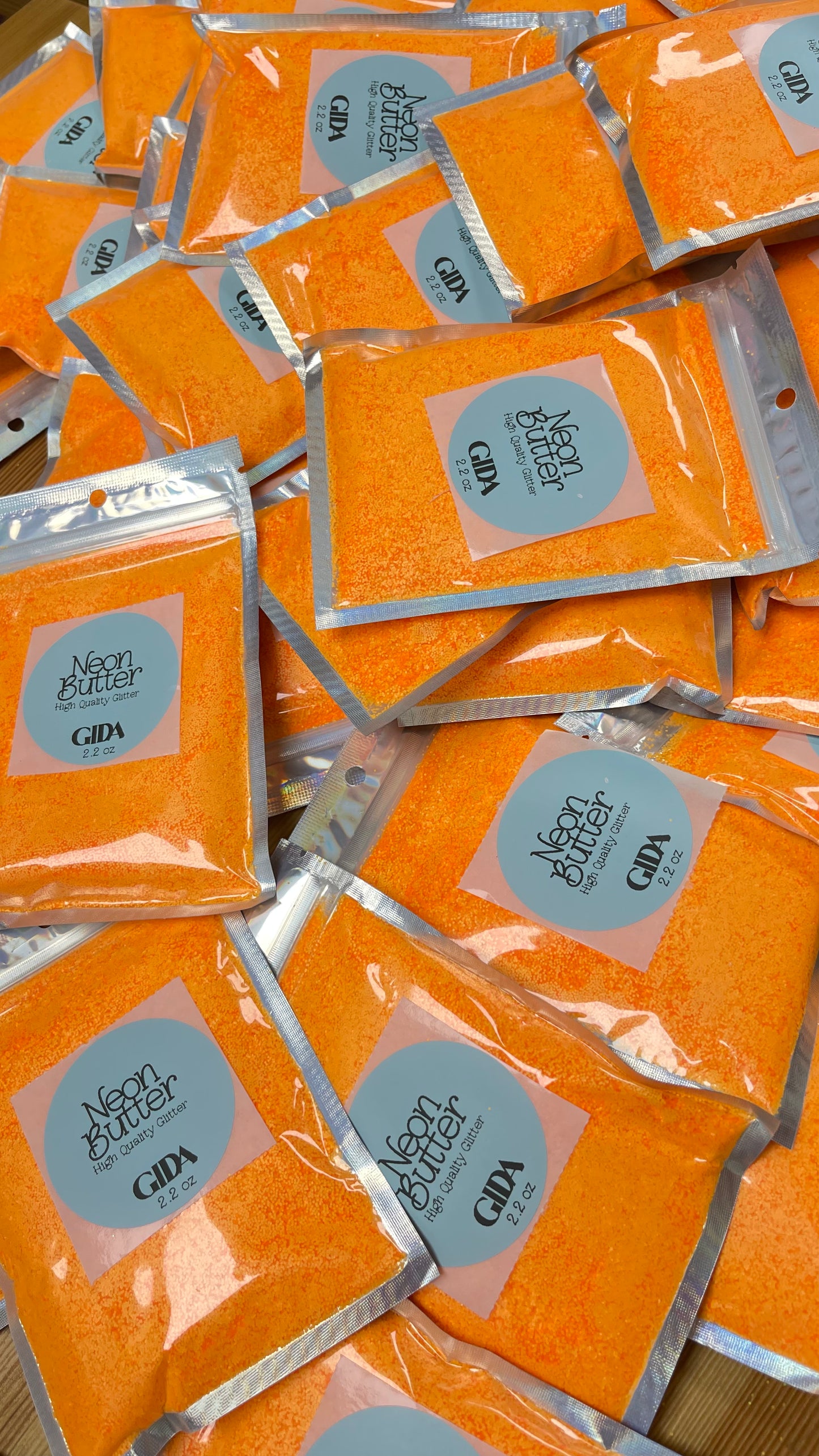 Neon Butter Glitter - 2.2 oz - GIDA DESIGN