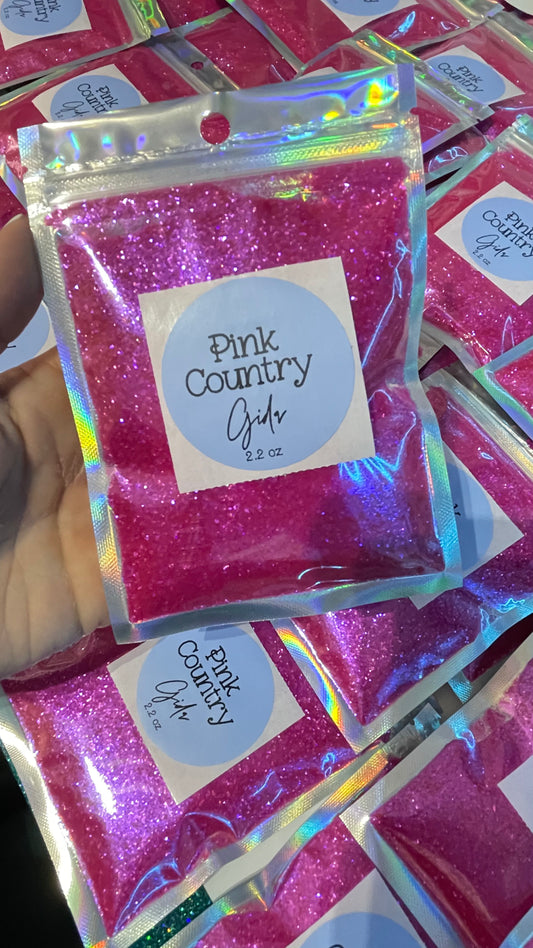 Pink Country Glitter - 2 oz - GIDA DESIGN