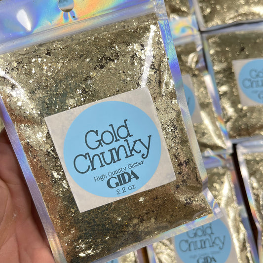 Gold Chunky Glitter - 2.2 oz - GIDA DESIGN