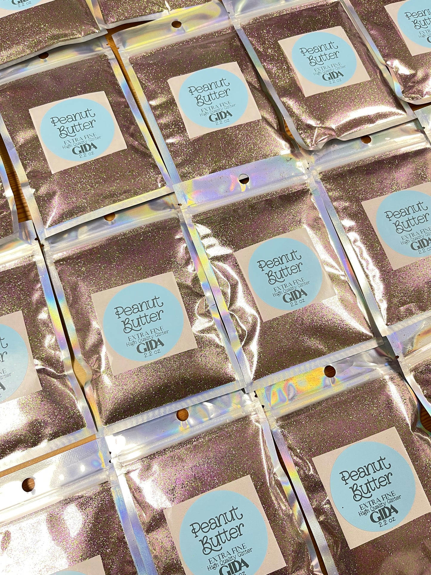 Peanut Butter Extra Fine Glitter - 2.2 oz - GIDA DESIGN