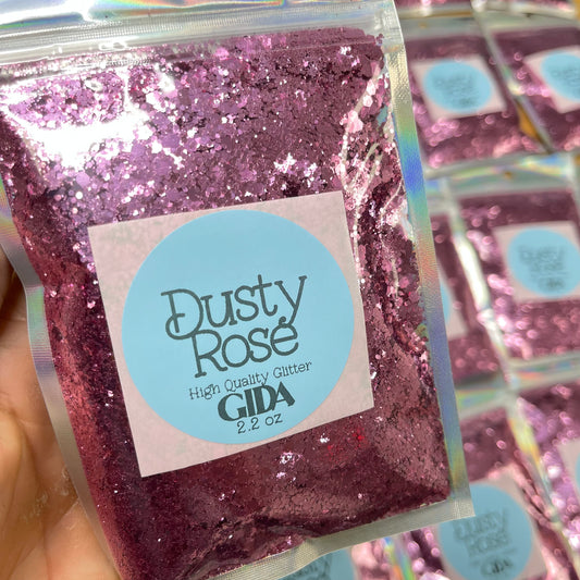 Dusty Rose Chunky Glitter - 2.2 oz