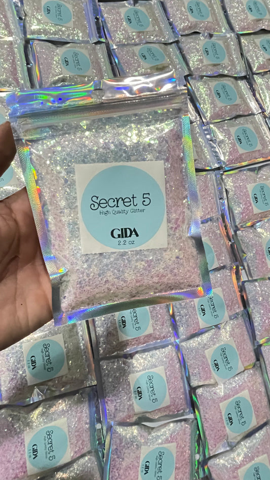 Secret 5 Opal Chunky Glitter - 2 oz - GIDA DESIGN