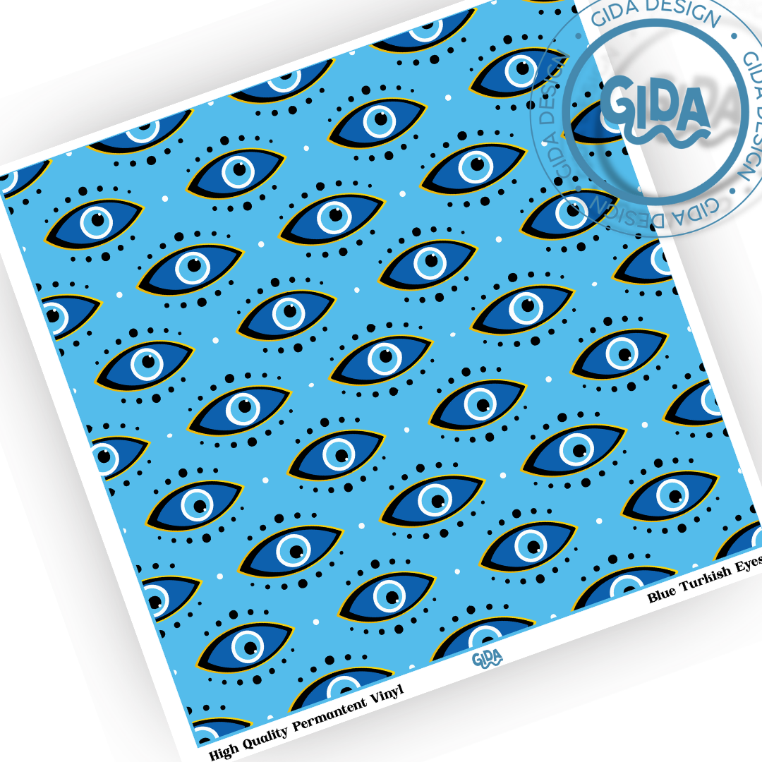 Blue Turkish Eyes Vinyl