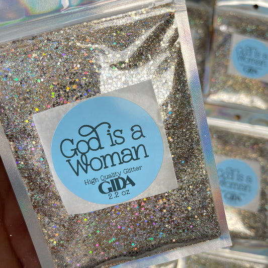 God is a Woman Glitter - 2.2 oz - GIDA DESIGN