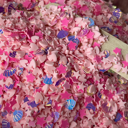 Pink Mermaid Polymer clay 1 oz - GIDA DESIGN