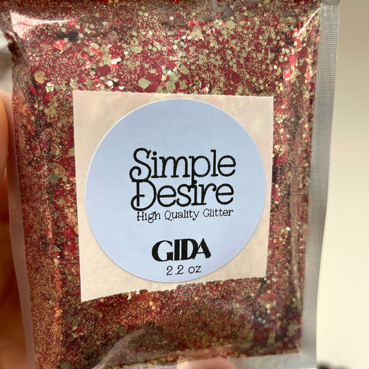 Simple Desire Chunky Glitter - 2 oz - GIDA DESIGN
