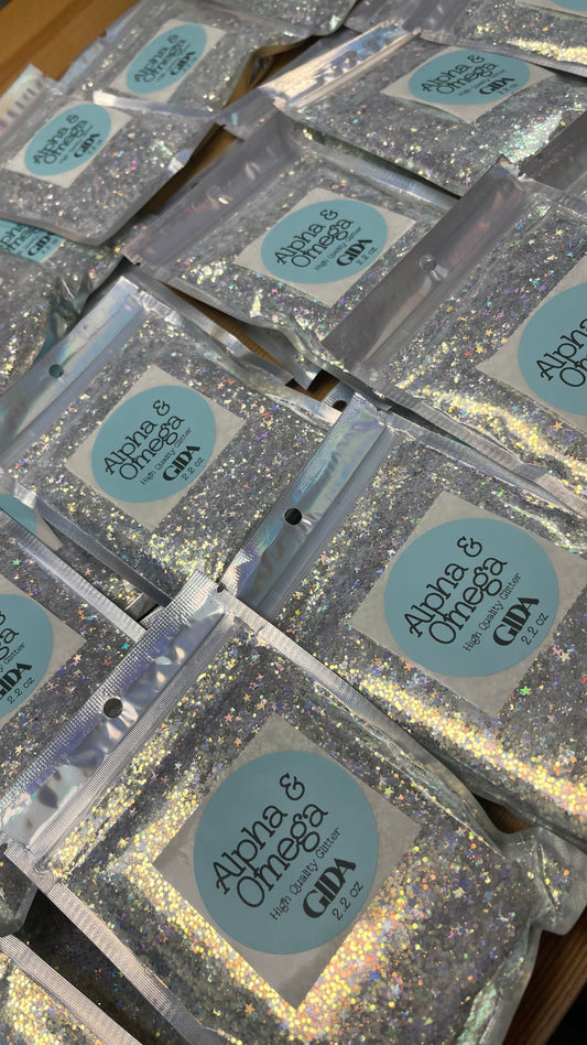 Alpha & Omega Chunky Glitter - 2.2 oz - GIDA DESIGN