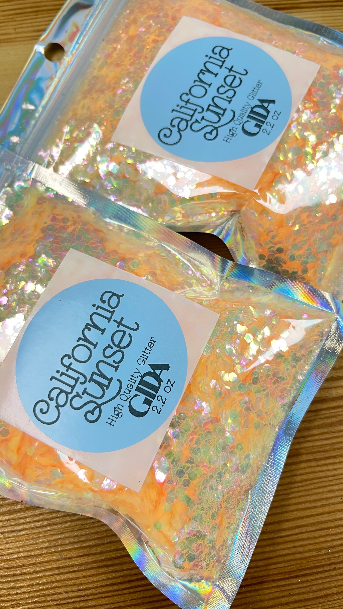 California Sunset Chunky Glitter - 2.2 oz - GIDA DESIGN