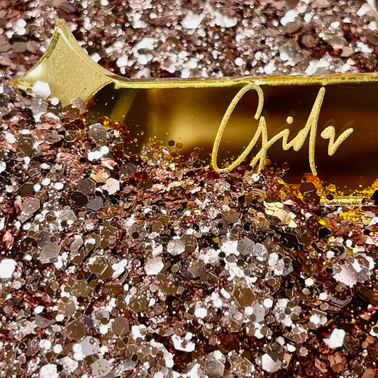 Rose Gold Chunky Glitter - 2 oz - GIDA DESIGN