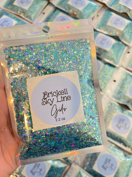 Brickell Sky Line Chunky Glitter - 2 oz - GIDA DESIGN