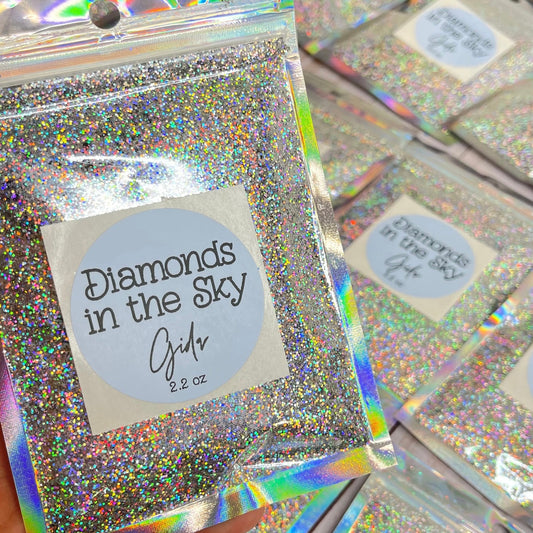 Diamonds in the sky EXTRA FINE Glitter - 2.2 oz - GIDA DESIGN 