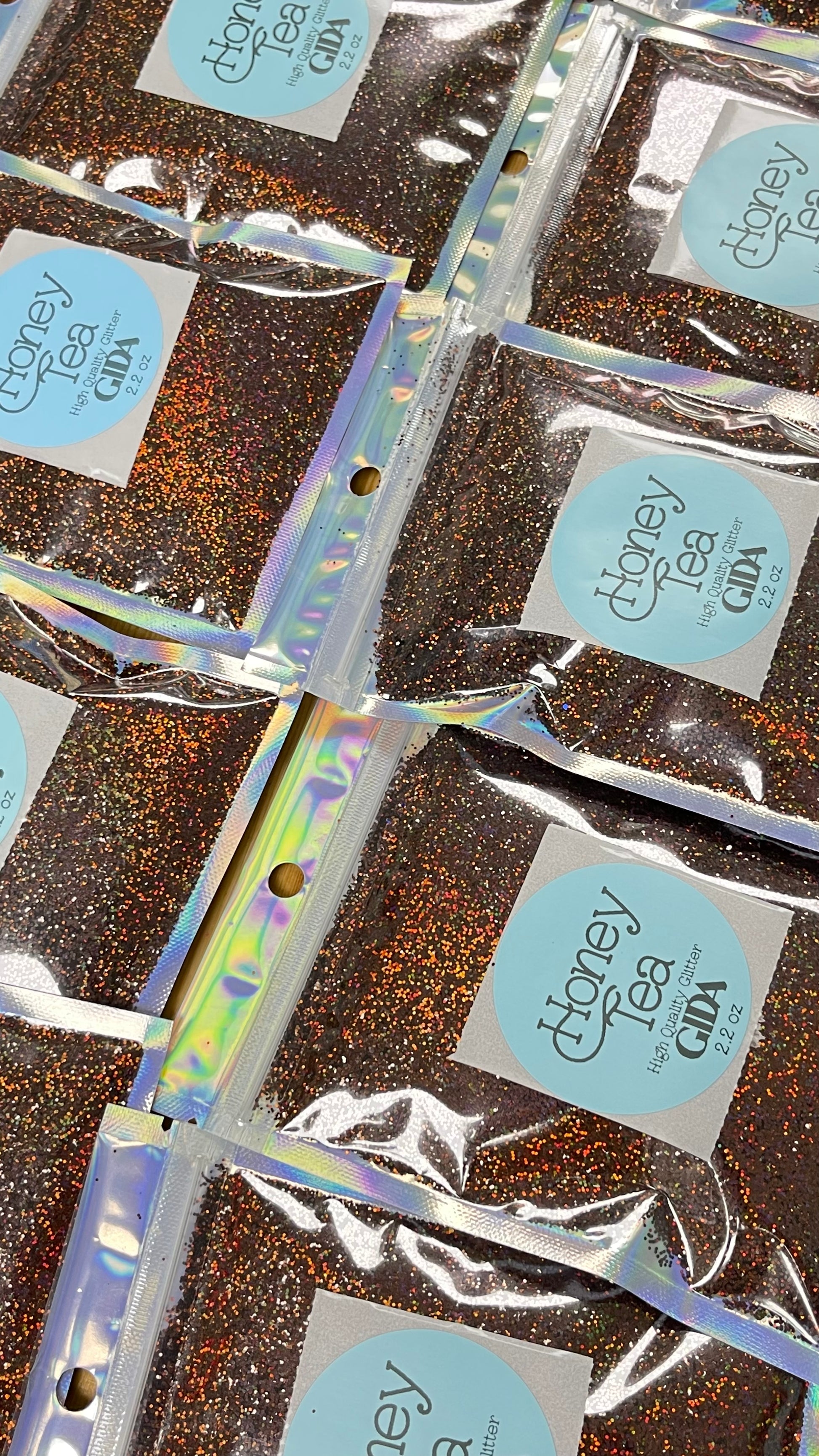 Honey Tea Fine Glitter - 2.2 oz - GIDA DESIGN