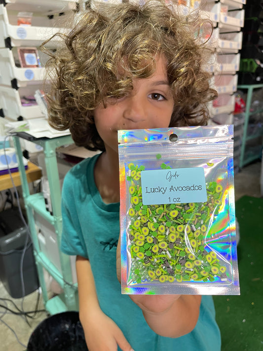 Lucky Avocados Polymer clay 1 oz - GIDA DESIGN