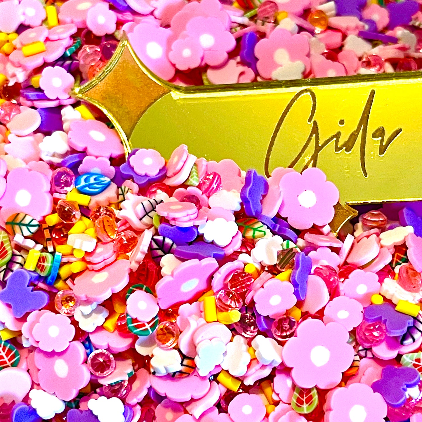 Sweet Flowers Polymer clay 1 oz - GIDA DESIGN