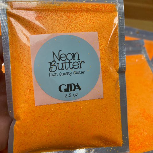 Neon Butter Glitter - 2.2 oz - GIDA DESIGN