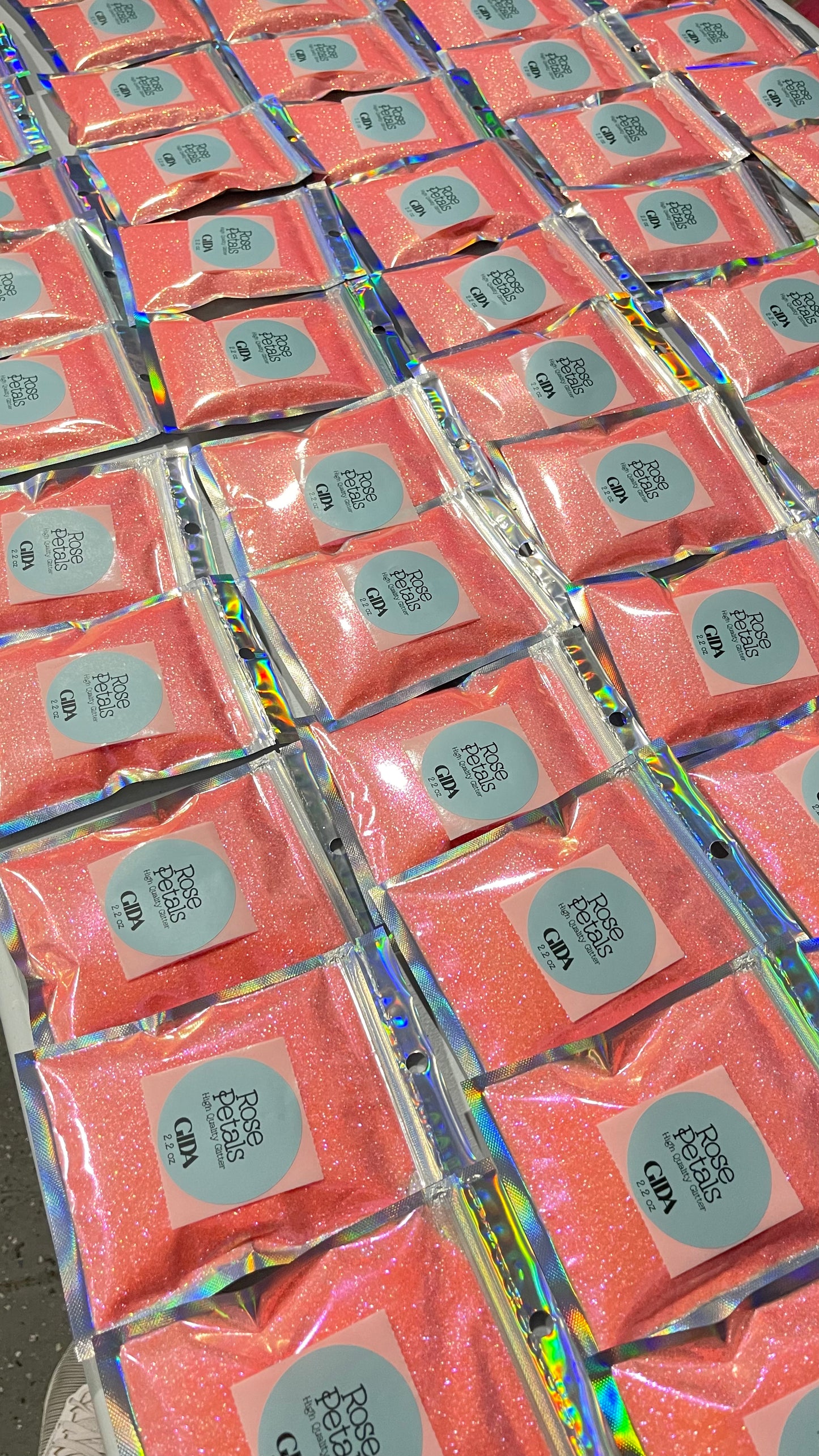 Rose Petals Glitter - 2 oz - GIDA DESIGN