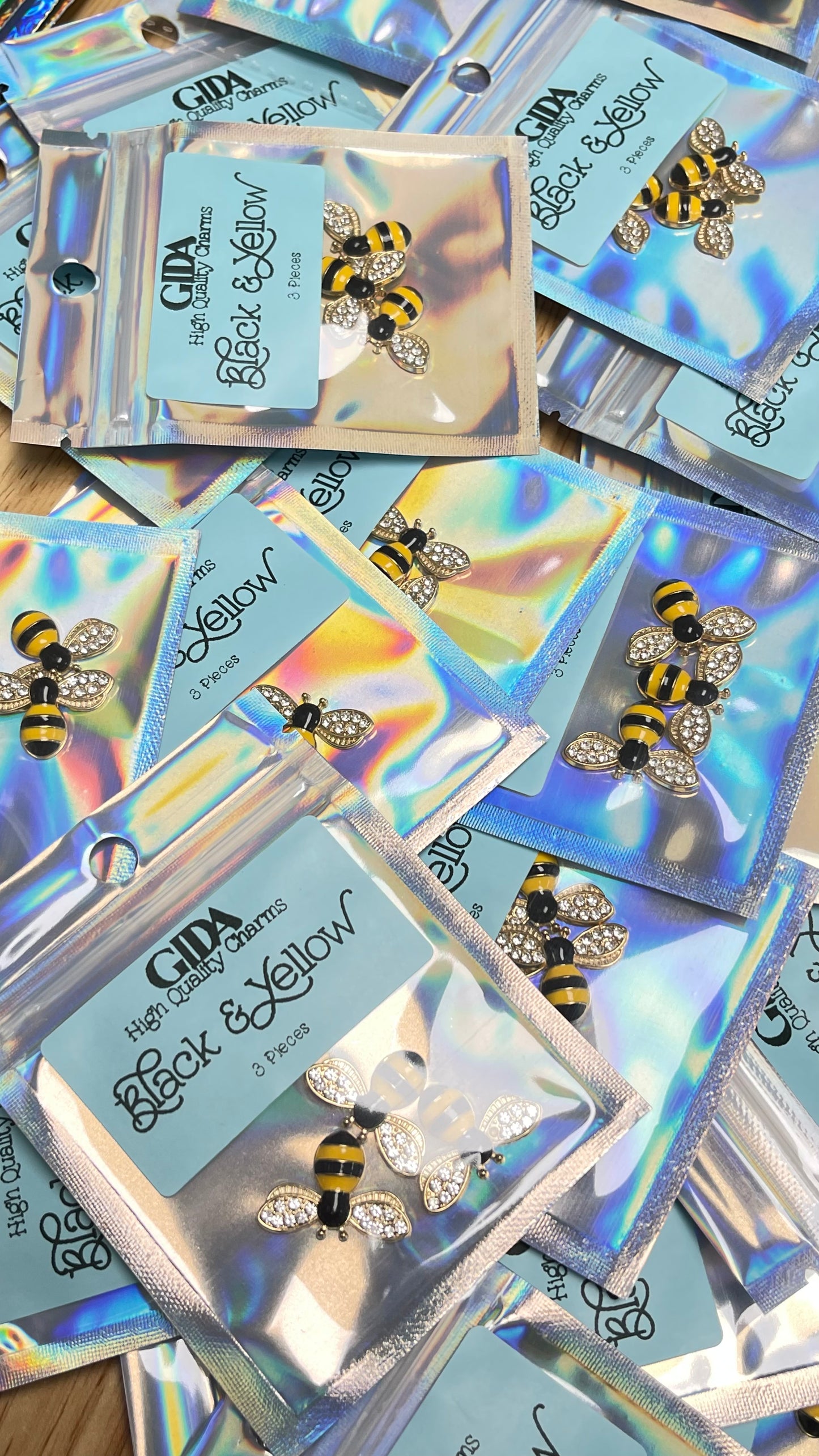 Metallic Bee’s Charms - 1 oz - GIDA DESIGN