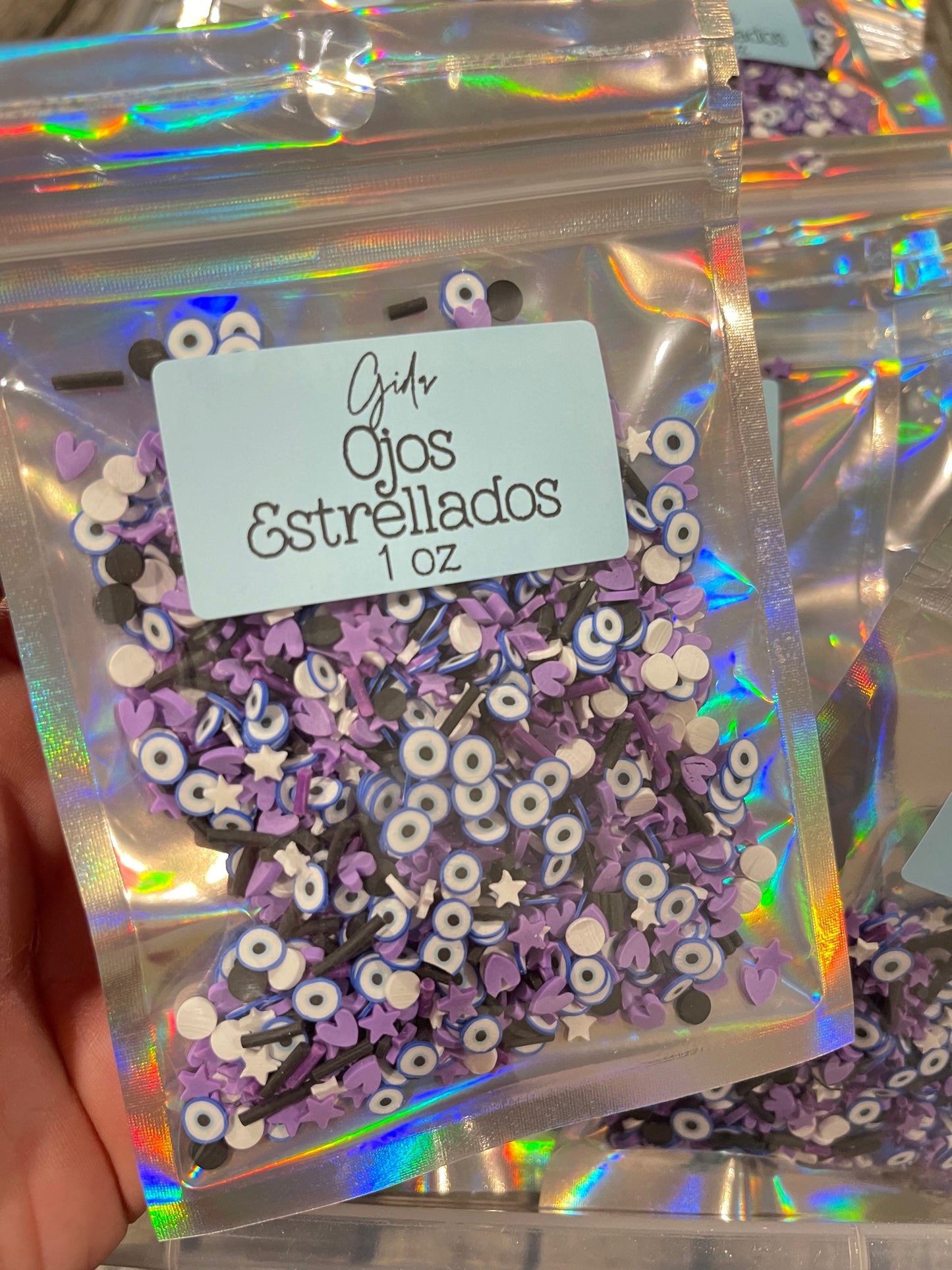 Ojos Estrellados Polymer clay 1 oz - GIDA DESIGN