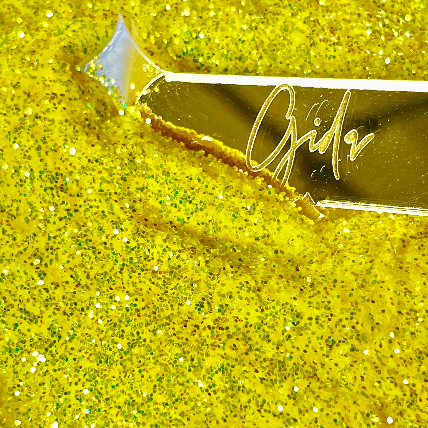 Yellow Glitter  - 2 oz - GIDA DESIGN