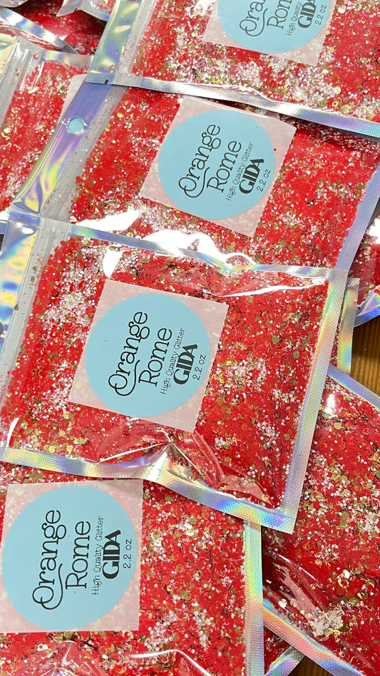 Orange Rome Chunky Glitter - 2.2 oz - GIDA DESIGN