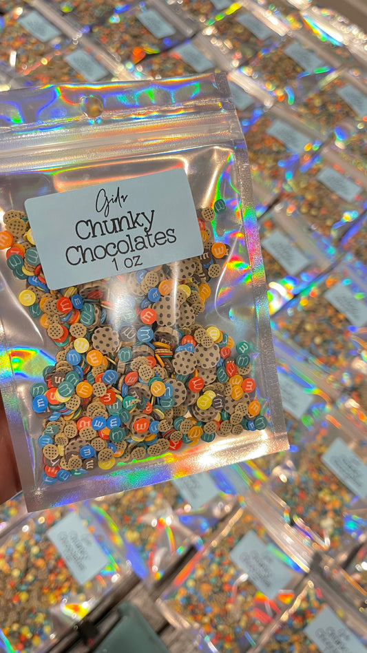 Chunky Chocolates Polymer clay 1 oz - GIDA DESIGN