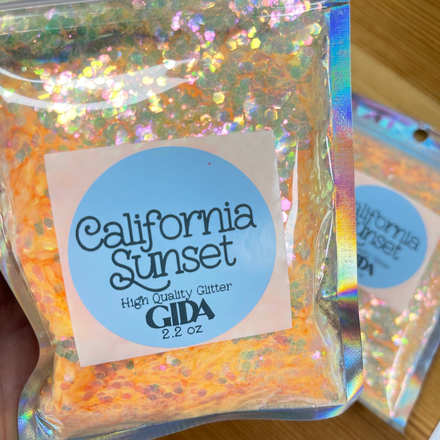 California Sunset Chunky Glitter - 2.2 oz - GIDA DESIGN