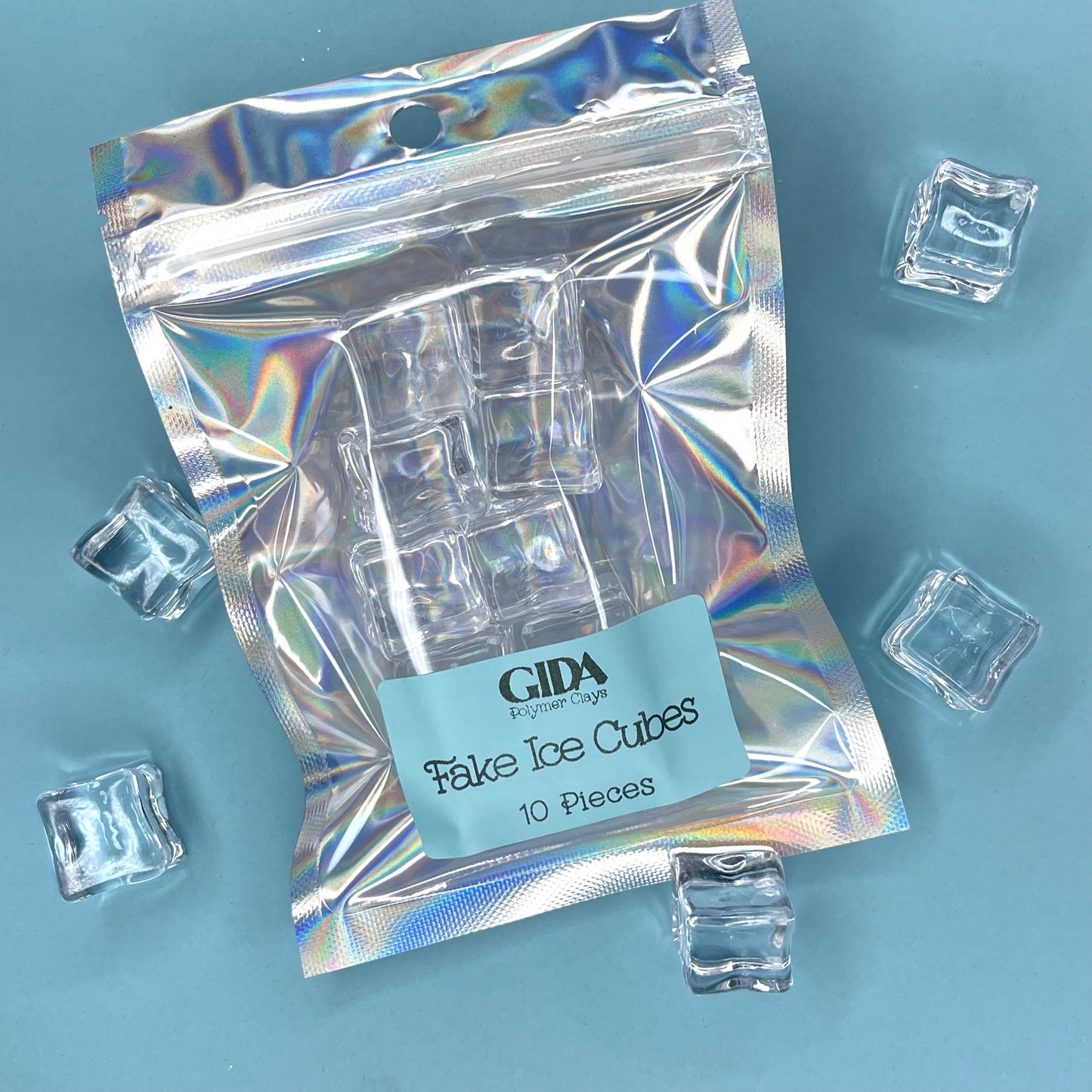 Fake Ice Cubes 3D/Cubos de hielo falso 3D - GIDA DESIGN