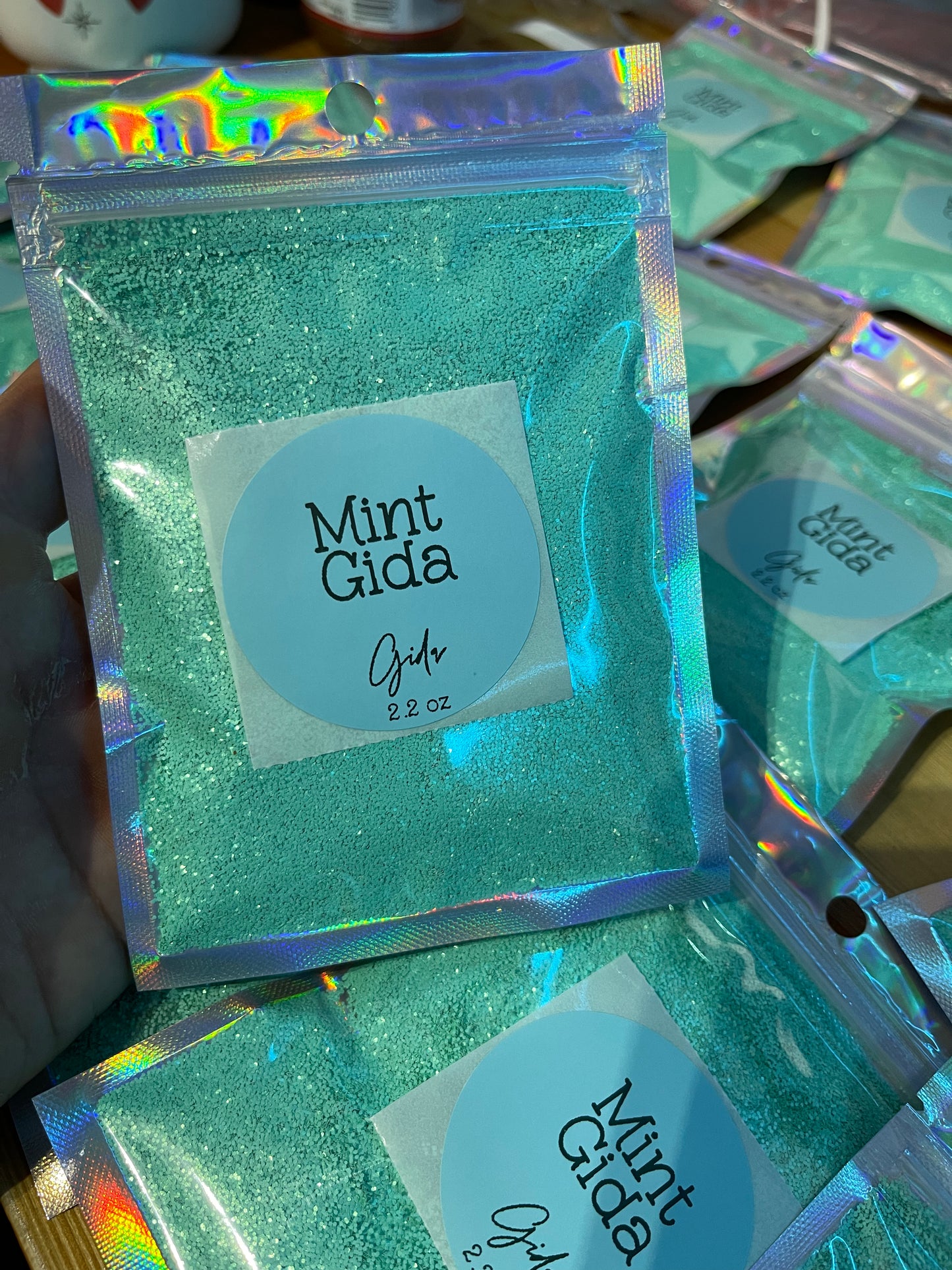 Mint Gida Glitter - 2 oz - GIDA DESIGN