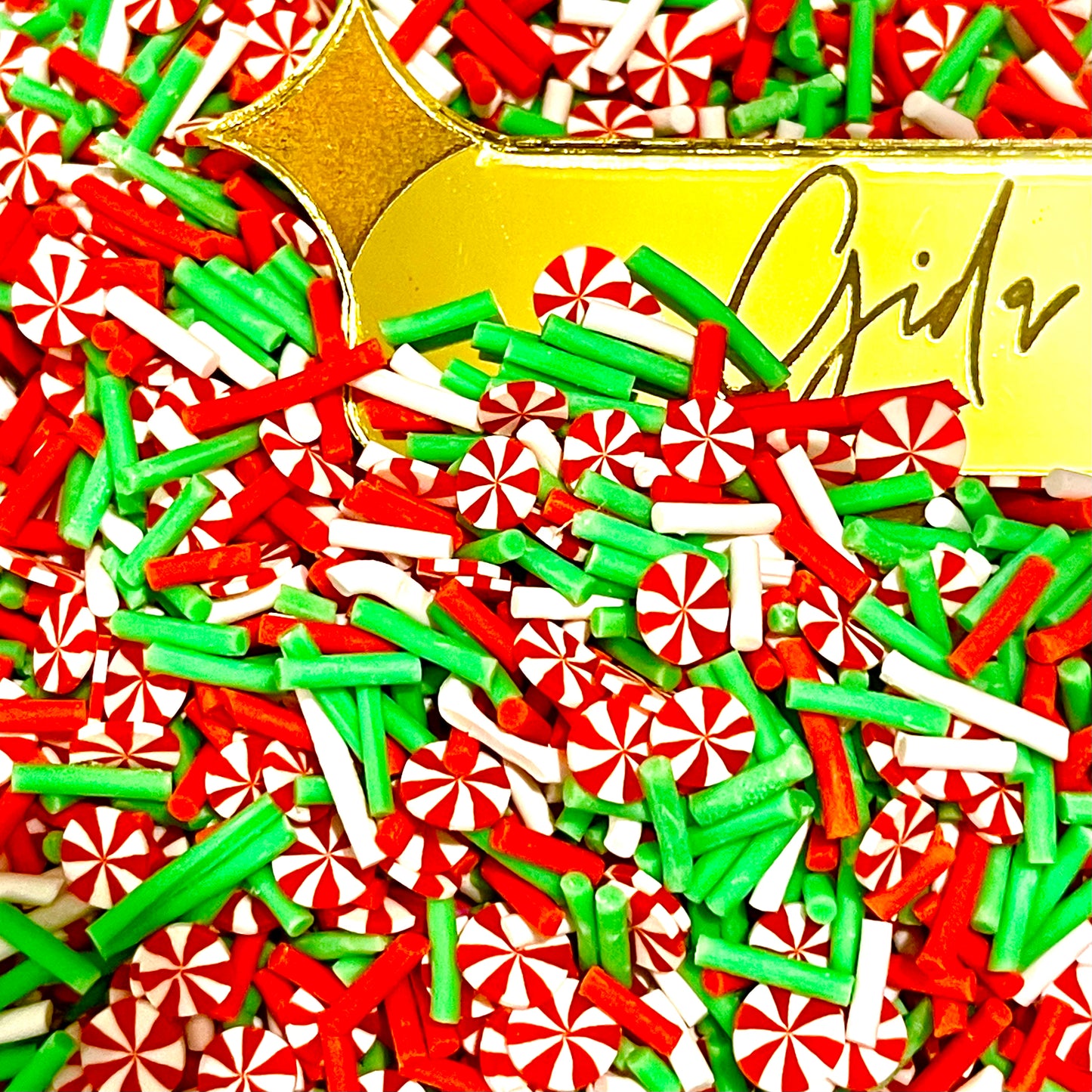 Christmas Candy Polymer clay 1 oz - GIDA DESIGN