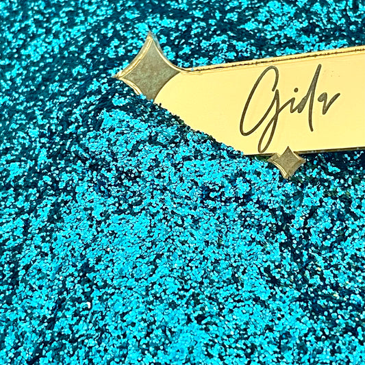 Ocean Blue fine Glitter - 2 oz - GIDA DESIGN