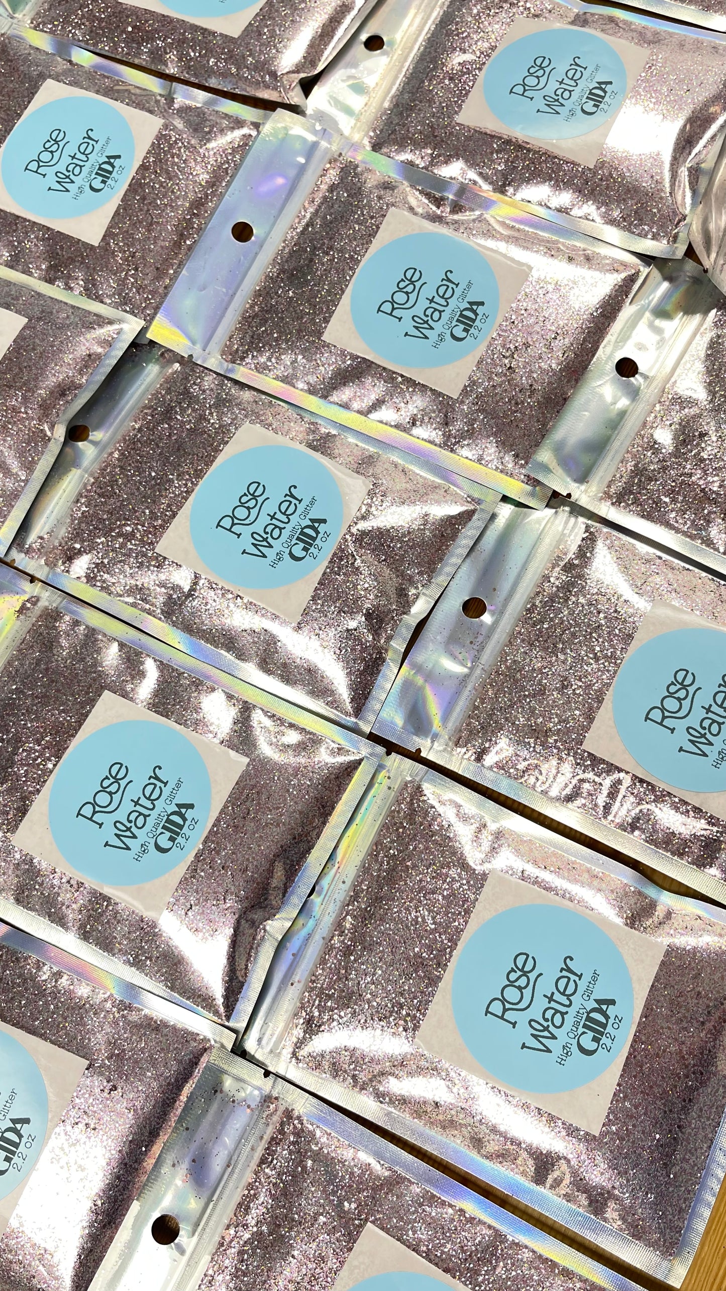 Rose Water Fine Glitter - 2.2 oz - GIDA DESIGN