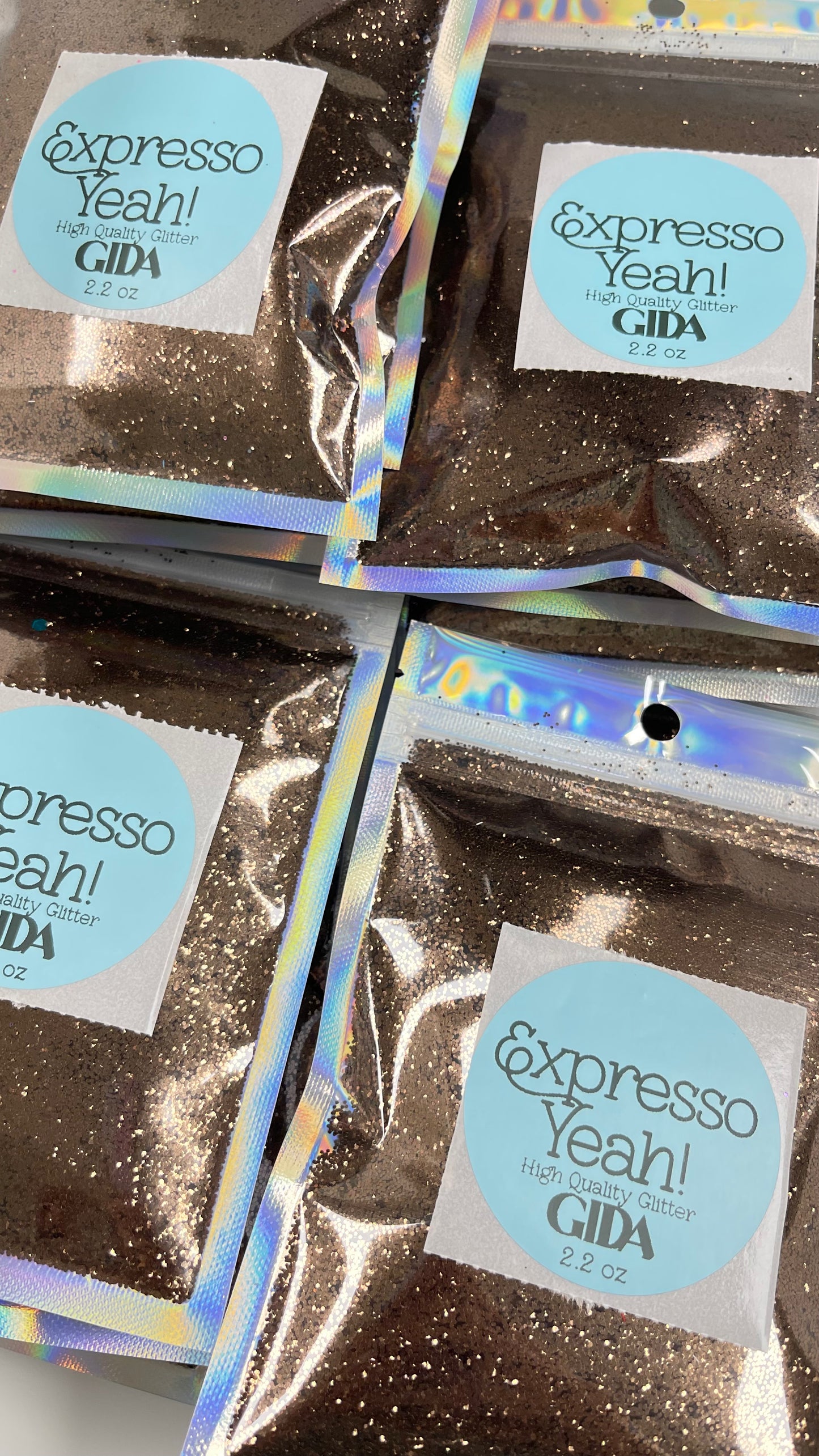 Expresso Yeah !  Fine Glitter - 2.2 oz - GIDA DESIGN