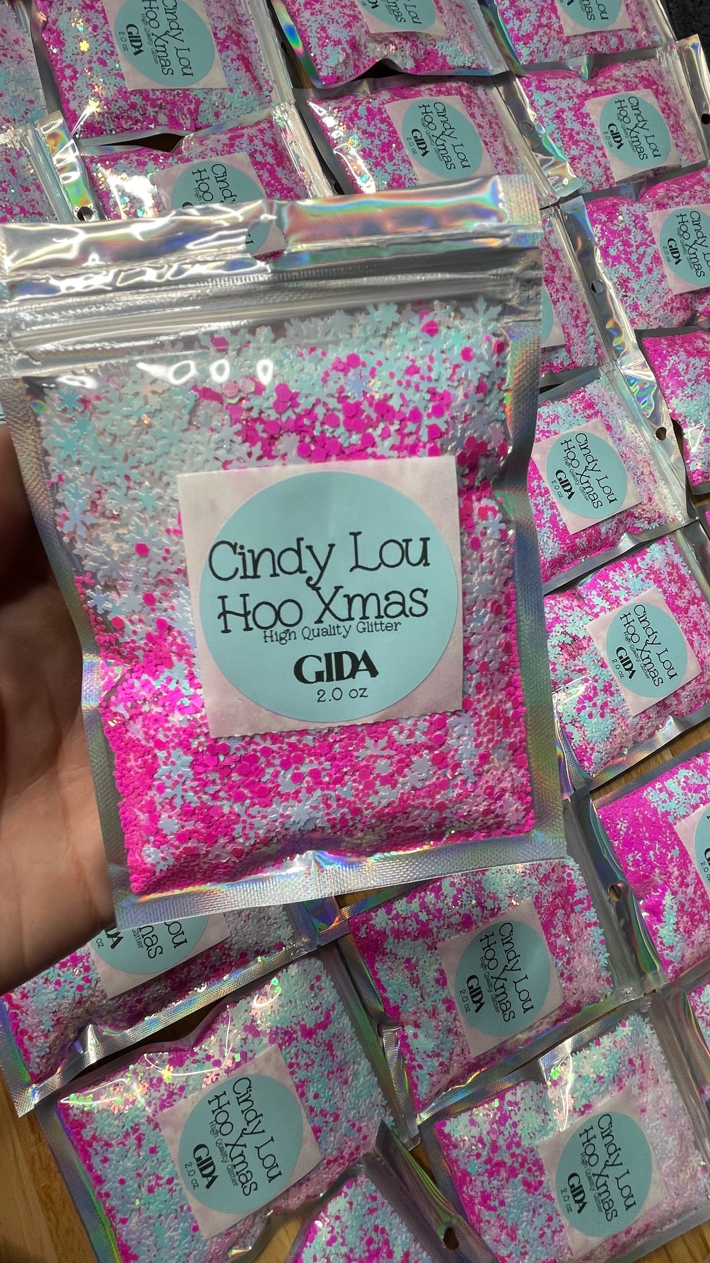 Cindy Lou Hoo XMas Chunky Glitter - 2 oz - GIDA DESIGN