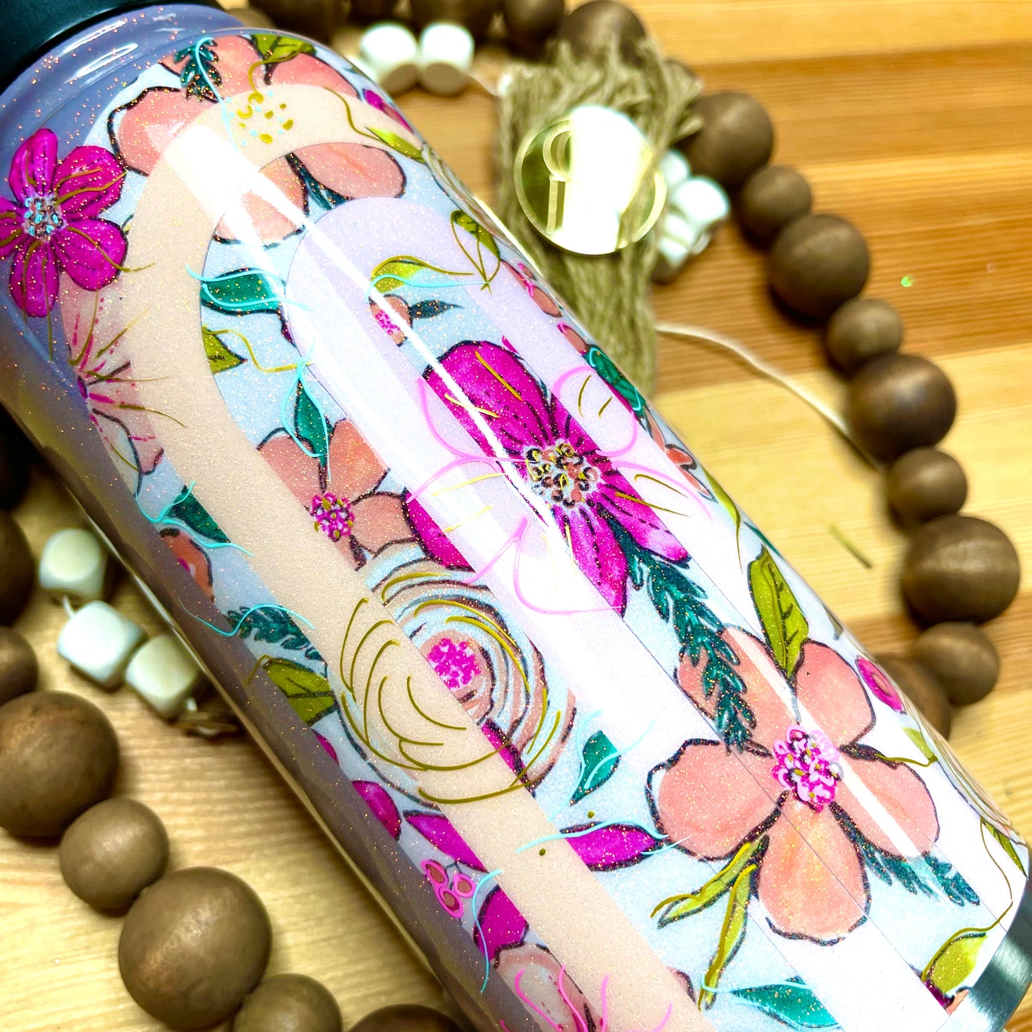 Collection Lilac Floral / Half rainbow Half Lilac Base Paint - GIDA DESIGN