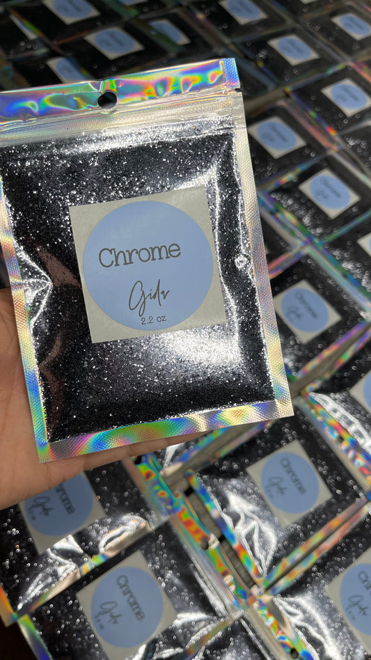 Chrome Glitter - 2 oz - GIDA DESIGN