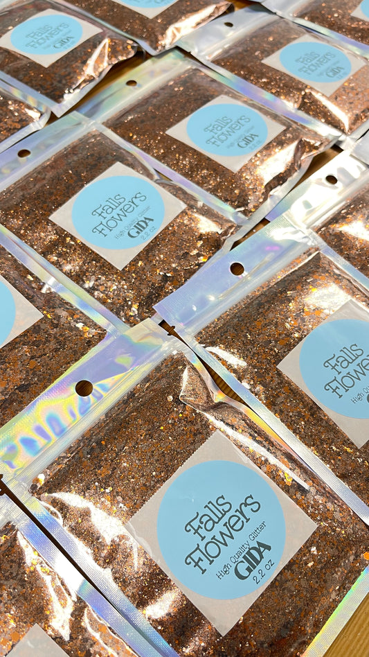 Falls Flowers Chunky Glitter - 2.2 oz - GIDA DESIGN