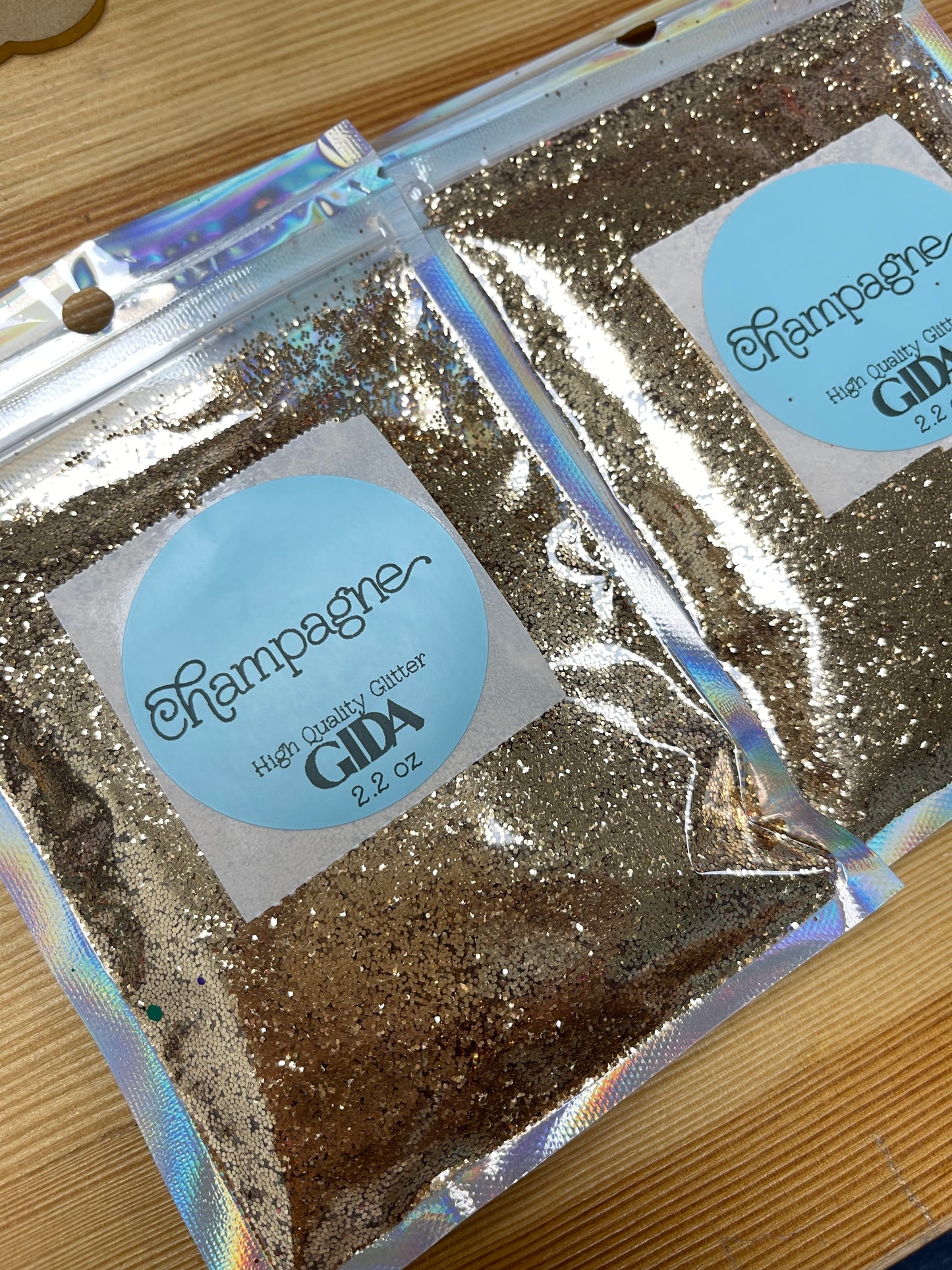 Champagne Fine Glitter - 2.2 oz - GIDA DESIGN
