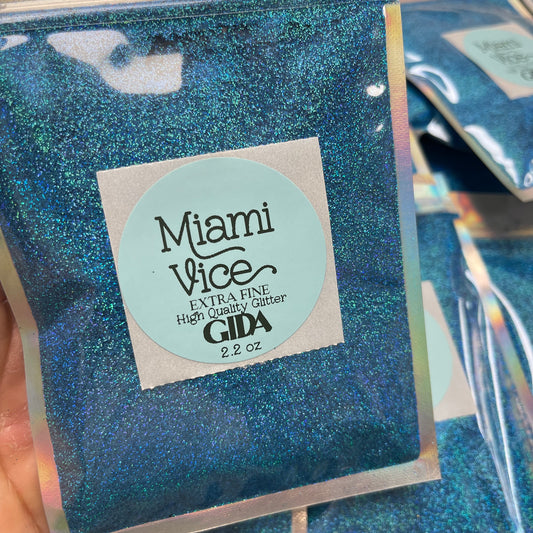 Miami Vice EXTRA FINE Glitter - 2.2oz - GIDA DESIGN
