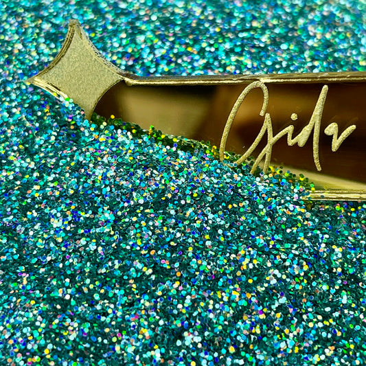 Green Turquoise Fine Glitter - 2.2 oz - GIDA DESIGN